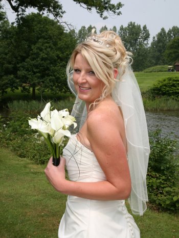 wedding hair styles with veil